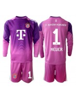 Bayern Munich Manuel Neuer #1 Keeper Tredjedraktsett Barn 2025-26 Lange ermer (+ bukser)
